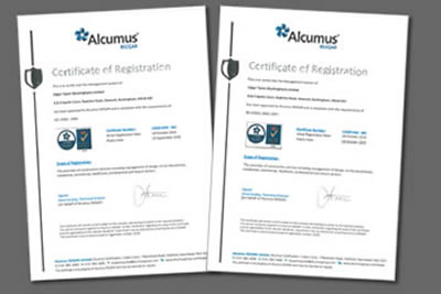 Edgar Taylor achieves accreditation for Occupational H&S and Environmental Management Systems 